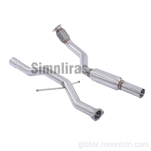 304 Stainless Steel exhaust for AUDI B8 A4